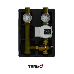 Grup de pompare dn25 Termo+ cu vana termostatata reglaj 35-60' grade cu pompa wilo para 25/8