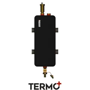 Butelie de egalizare izolata ( Separator Hidraulic ) Termo+ , 2x2 , 1 circuit filet exterior de 1.1/2" debit 5.8 m³/h