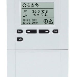 Controler solar avansat Seltron SGC26H cu 3 senzori alb