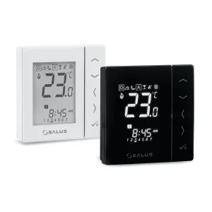 Termostat programabil alb, montaj în doză,  butoane tactile (compatibil cu senzor de pardoseală),VS30W