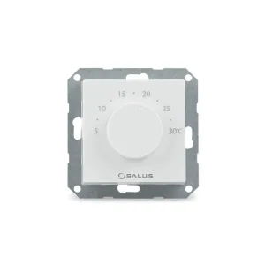 Termostat cu buton rotativ, 230V, fără ramă aparat BTR230