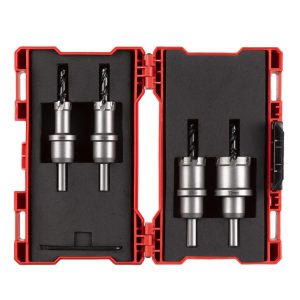 Set carote TCT pentru inox 4buc Milwaukee