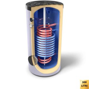 Boiler indirect cu 2 serpentine in paralel 300L Tesy