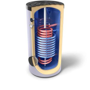 Boiler indirect cu 2 serpentine în paralel 200L Tesy