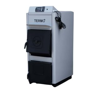 Cazan pe lemne cu automatizare și ventilator 25kW Termo+