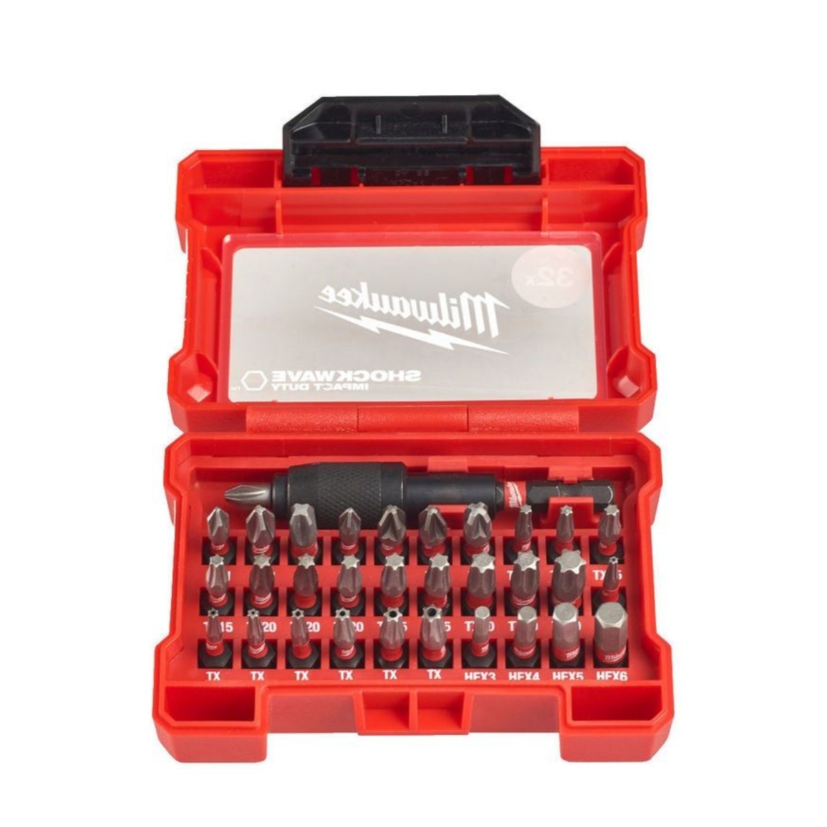 Set biti SHOCKWAVE in caseta - 32 buc Milwaukee Set biti SHOCKWAVE in caseta - 32 buc Milwaukee