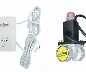 Kit detector de gaz 3/4" cu electrovalva