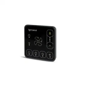 Panou de control iSWITCH Ti Black pentru controlul recuperatoarelor Rotenso Wentilo