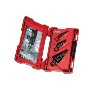 Set de burghie in trepte, 3 buc, Milwaukee